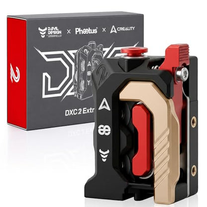 Creality Official DXC2 Extruder, Upgrade K2 Plus/K2/K2 Pro Extruder Kit, Innovative Dual Gear Design and Magnetic Snap Structure, 3D Printer Extrusion Accessories for K2 Series