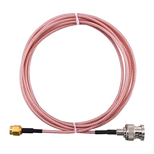 BNC Male to SMA Male Connectors 6.56FT RG316 Coaxial Cable Low Loss 50ohm BNC to SMA Male Adapter for Antenna/Radio/WiFi/LAN Devices/External Antenna 1PCS - size: 1pcs-2M/6.56ft