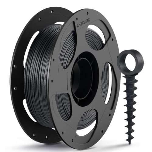 Anycubic PET-CF Carbon Fiber 3D Printer Filament 1.75mm, 0.5KG, Black - color: 0.5kg Pet-cf Black