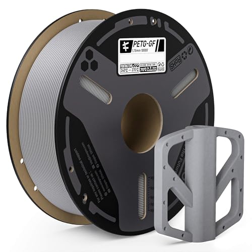 ELEGOO Glass Fiber PETG 3D Printer Filament 1.75mm Gray 1KG - color: Petg-gf Gray 1000g, size: 1KG