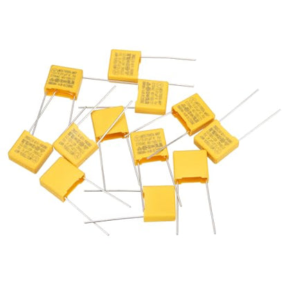 PATIKIL Safety Capacitors 12Pack 0.01uF AC 275V 10mm Pin Pitch 12x11x5mm - size: 10mm Pin Pitch, style: 0.01uF