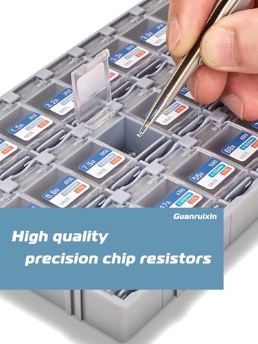 Chip Resistor Design Kit, EIA 0805 Size, 0R-10M Resistance, 72 Values 7200PCS, 1% Tolerance, RoHS Compliant - size: EIA 0805 Resistors