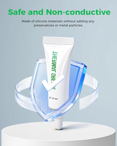 Creality 3D Printer Thermal Grease, 350°C High-Temperature Resistant Paste, Excellent Thermal Conductivity, Non-Conductive, for 3D Printer Hotend/Nozzle, Suitable for All FDM 3D Printer (1 Pack) - style: High-temperature Thermal Grease