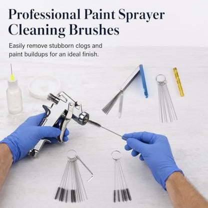 Sprayer Cleaning Brush Kit for HVLP, Gravity & Suction Sprayers, Universal