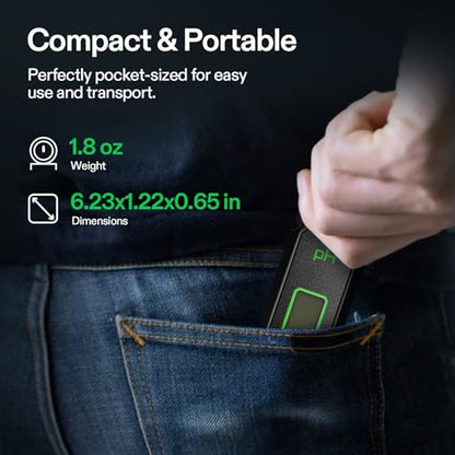 VIVOSUN Digital pH Meter 0.01 Accuracy Pen Tester for Water Hydroponics - color: Black