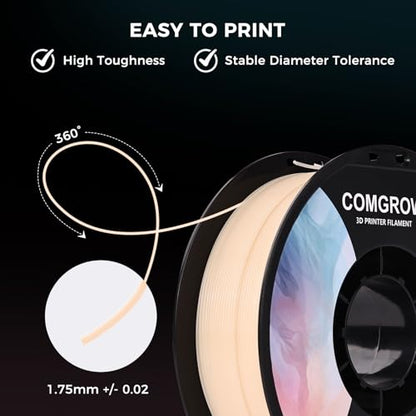 Comgrow 3D Printer Photosensitive Filament Single Color Light Change PLA - color: Light Change Purple