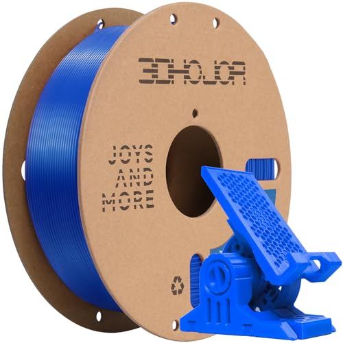 3DHoJor PLA+ 3D Printer Filament Blue,1KG - color: Blue