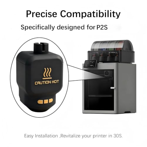 5Pcs P2S Silicone Socks with Identification Code for Bambu Lab P2S/H2D/H2C/H2S/A1/A1MINI,High Temperature and Durable Silicone Cover 3D Printer Parts Protecting Extruder Heater Block and Nozzle