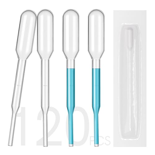 0.2mL Sterile Transfer Pipettes 120PCS, Vol. 1mL Disposable Pipettes - size: 0.2ml (Vol. 1mL)