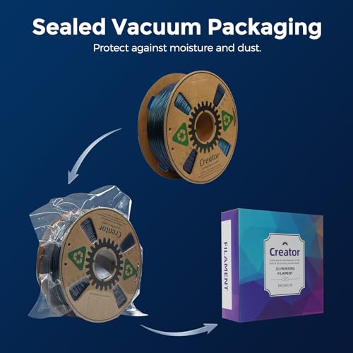 Creator High Speed PLA 3D Printer Filament 1.75mm+/- 0.02mm, Burnt Titanium Filament PLA for 500mm/s Fast Printing, Chameleon 3D Printing Filament 1kg Spool (Burnt Titanium) - color: Hs Pla Burnt Titanium