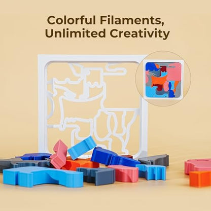 Creality Rapid PLA 3D Printer Filament, Purple, 1‑Pack, 1KG Total - color: Purple
