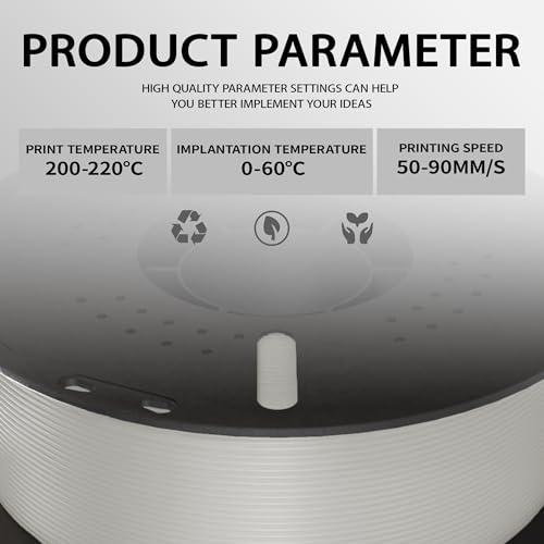 PLA+ Filament 1.75mm Clear 1kg,Dimensional Accuracy +/- 0.02mm - color: Clear