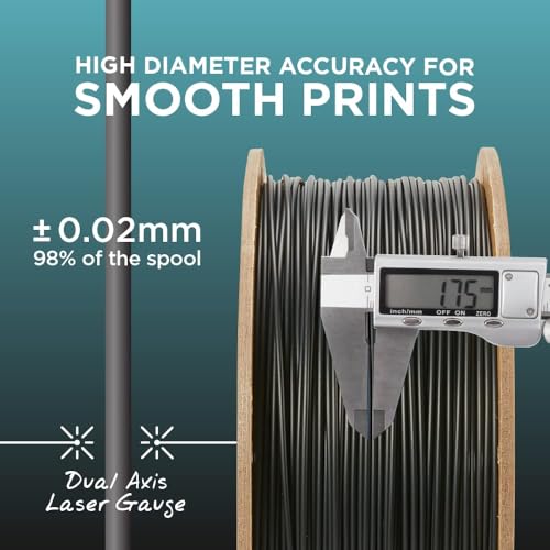 Polymaker PLA Filament 1.75mm Natural 1KG Spool, Neatly Wound - color: 125 - 1.75mm Natural (Hex Code: #Dfd3c3), size: 1.75 Millimeters