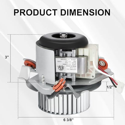 Criditpid HC21ZE126A J238-112-11203 Furnace Draft Inducer Motor Kit for Carrier Bryant Payne Furnace. - size: HC21ZE126A