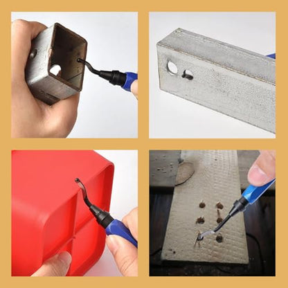 2 Pcs Deburring Tool +10 Pcs BS1010 High Speed Steel Blades