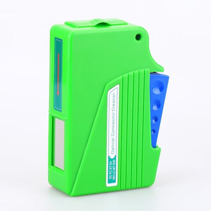 Fiber Optic Cleaning Box for SC/LC/FC Connectors, Professional Fiber Adapter Port Cleaner Kit - size: 1PCS, style: Green cleaning box