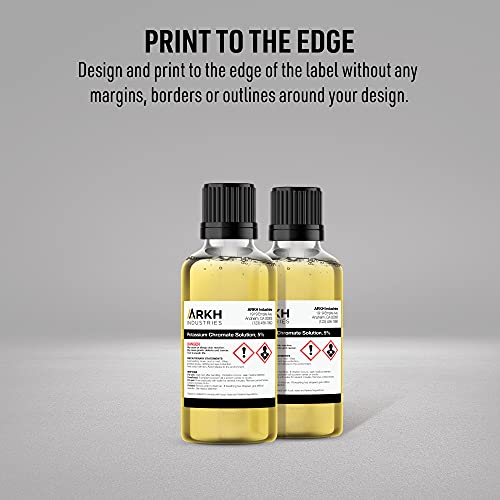 Avery UltraDuty GHS Labels, Waterproof, 1 X 1" White Square Labels , 2400 Total, Use with Laser Printers - size: 1" X 1", style: 2,400 labels