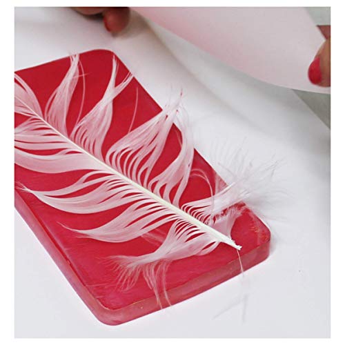 Gelli Arts Printing Plates, Gel Art Printing Plates, Gel Plate Assortment, Renewable Rectangular Printing Surface 3x5 Inch