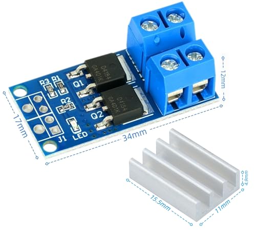 6Pcs MOSFET Switch Drive Module DC 5V-36V 15A (Max 30A) 400W