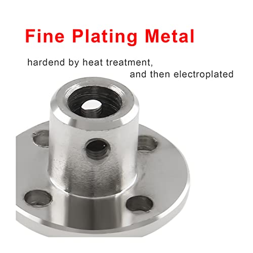 6mm Flange Shaft Coupling, 4 PCS - size: 6mm, style: 4PC