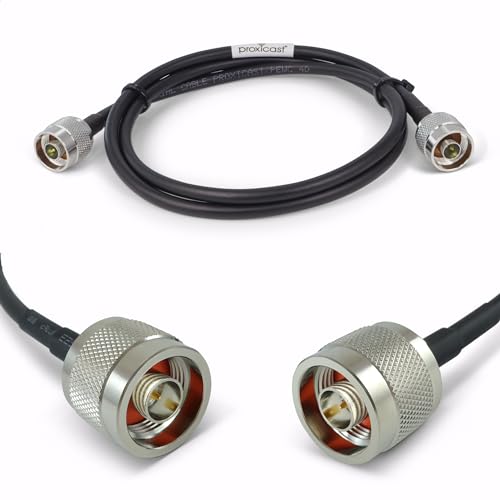 Proxicast 3 ft N Male to N Male 50 Ohm Low-Loss CFD240 Coax Cable Assembly - size: CFD240, style: 3 ft