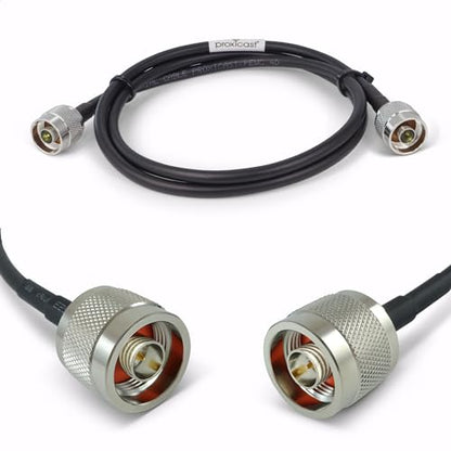 Proxicast 3 ft N Male to N Male 50 Ohm Low-Loss CFD240 Coax Cable Assembly - size: CFD240, style: 3 ft