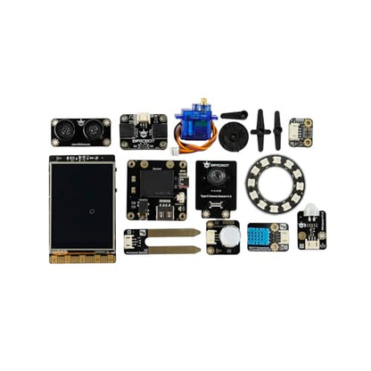 UNIHIKER M10 Python IoT Kit with 2.8" Touch Screen | All-in-One Single Board Computer Bundle with Sensors | 15 Guided AI Lessons & Plug-and-Play Interface | STEM Coding Gift for Beginners