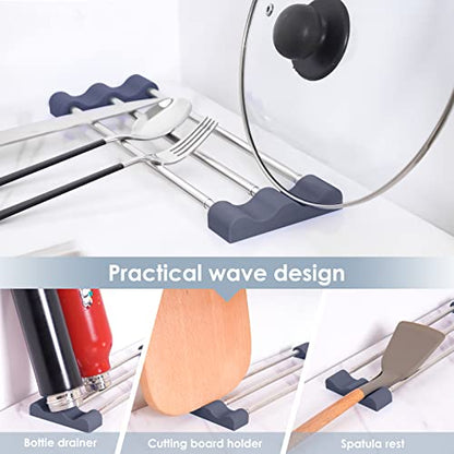 Tomorotec Adjustable Over-The-Sink Kitchen Rack, BPA-Free, Deep Gray - color: Deep Gray