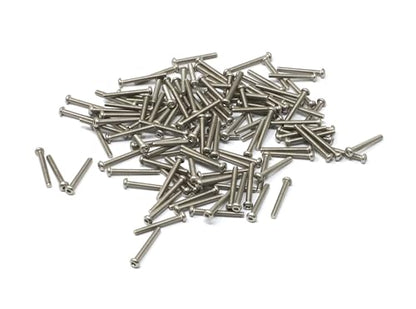 iexcell 100 Pcs M2 x 16mm Thread Pitch 0.4 mm Stainless Steel 304 Hex Socket Button Head Cap Screws Bolts Kit - size: M2 x 16mm