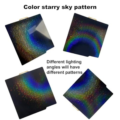 Starry+Textured PEI Plate Bambulabs X1/P1/P2/X2/A1 Build Plate 257x257mm
