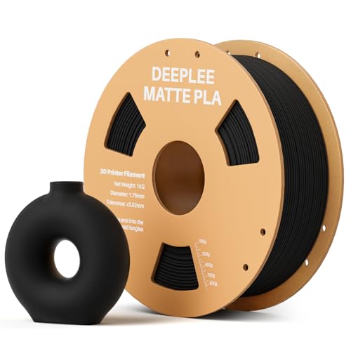 Matte PLA Filament 1.75mm 1kg Black - color: 1*black