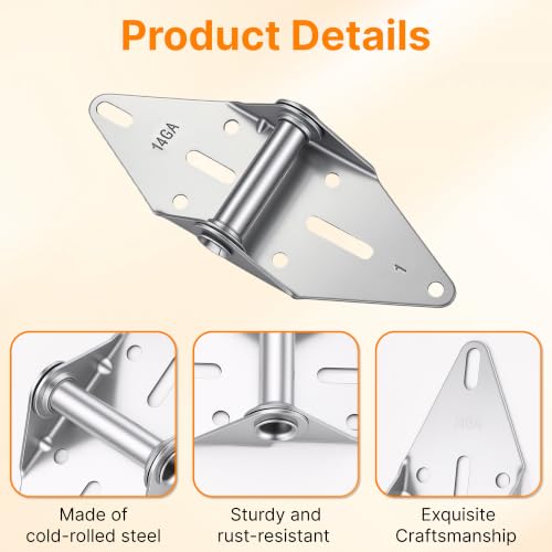 Garage Door Hardware Roller/Hinge/Top Bracket/Wire Rope for 7 Height Doors