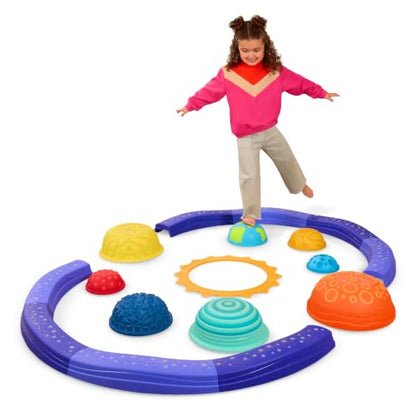 Balance Beam for Kids - Interlocking Balancing Beams - sensory pods - Active Play for Toddlers, Kids - 3 Years +