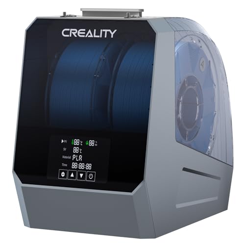 Creality Space Pi Filament Dryer Plus, 2 Spool Capacity, Double 360° Heating Dry Box, 4'' Touch Screen & Fan, 3D Printer Storage Dehydrator for 1.75/2.85/3mm Filaments, for PLA PETG ABS TPU - size: Creality Space Pi Plus