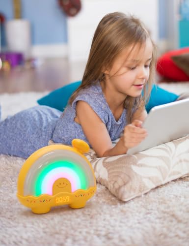 Timer Pal, Rainbow Visual Timer for Kids/Adults, 0-99 Minutes Light Timer - color: Yellow