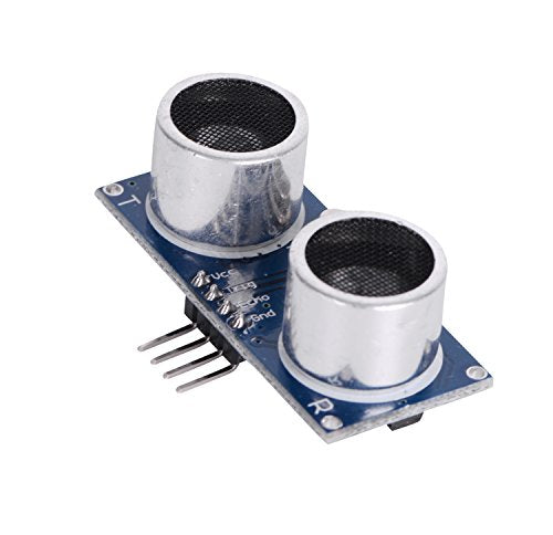 2PCS HC-SR04 Ultrasonic Sensor Module Ultrasonic ranging Module with 2PCS Housing Mounting Bracket + 10P Female to Female and 10P Male to Female Jumper Cable for Arduino - color: 2 sets