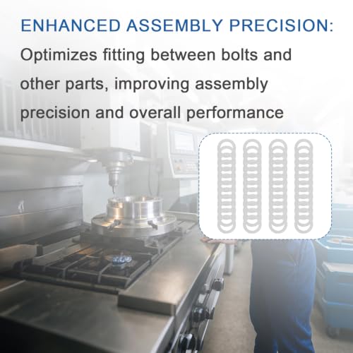M8x12mm Stainless Steel Shim Rings, Precision Spacing Washers - size: M8x12