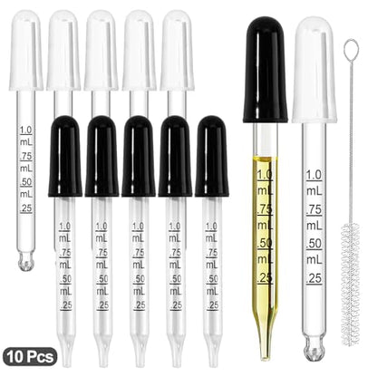 10 Pcs 1ml Precise Medicine Dropper - size: small