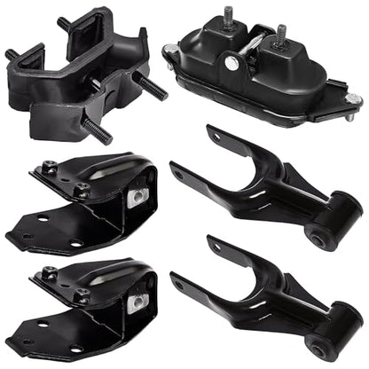 Front & Rear Engine Mount Kit Motor Mount (for Chevy Impala/Monte Carlo) - size: For Chevy Impala/Monte Carlo