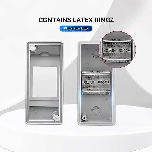 MOLLOM 2 Way Circuit Breaker MCB Distribution Protection Box - color: HT, size: 2Way | 60x95x125 MM