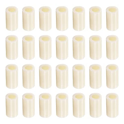 YOKIVE 100 Pcs Spacer Washer, ABS Round Straight Spacer for M8 Screws | Prevent Joint Deformation, Great for Robot, Drone (Beige, ID 8.2mm OD 14mm L 25mm) - size: 8.2mmx14mmx25mm