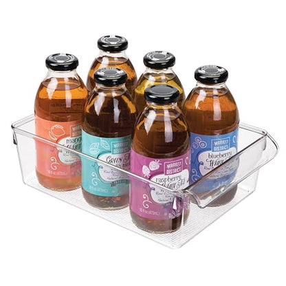 iDesign Fridge Storage Bin, Clear - style: Pack of 1