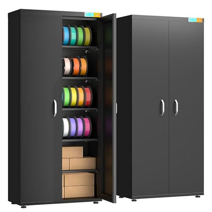 3D Printer Filament Dry Storage Cabinet with Dehumidifier-Smart 25% RH - color: 400l Black