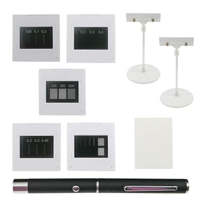 Young's Double-Slit Experiment Single Slit Double Slits Interference Diffraction Grating Sheet Optical Physical Experiment Kit Optics Elements