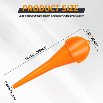 3Pcs Long-Neck Oil Funnel for Automotive use,Oil funnels for car