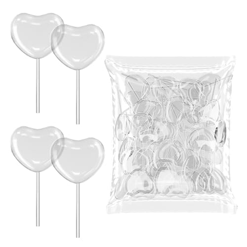[Heart Style] Vabiooth 50Pcs 4mL Cupcakes Disposable Plastic Transfer Pipettes Liquid Dropper for Chocolate or Strawberries Cupcakes, Ice Cream, Mini Cakes, Waffles, Children's Painting - size: 50pcs, style: Heart Style