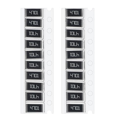 PATIKIL 2512 Surface Mount Device Chip Resistor Kit, 20Pcs 4.7K Ohm 1% Tolerance 1W DIY Resistor Ceramic Resistance Assortment Kits for Electronic Products - style: 4.7K Ohm