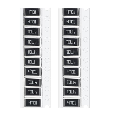PATIKIL 2512 Surface Mount Device Chip Resistor Kit, 20Pcs 4.7K Ohm 1% Tolerance 1W DIY Resistor Ceramic Resistance Assortment Kits for Electronic Products - style: 4.7K Ohm