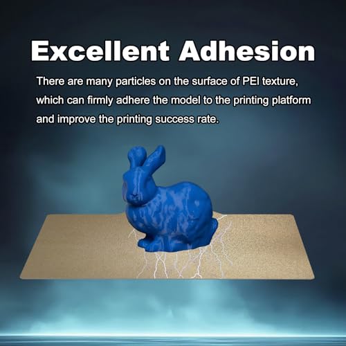 230x150mm Gold PEI Build Plate for Creator Pro 2/Qidi X-Pro/Qidi Tech/Dreamer/Inventor, Double Sided Textured PEI Flexible Spring Steel Platform Heated Printing Bed for 3D Printer - size: 230x150mm