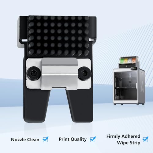 Creality K2 Plus Nozzle Wiper Module, 3D Printer Nozzle Cleaner with Original 5PCS Mouth Wiper Strips, Official K2 Plus Replacement Accessories to Clean K2 Plus Extruder Hotend Nozzle Surface Filament - size: K2 Plus